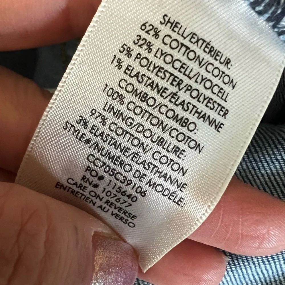 Alice + Olivia Beta Pom Pom High Waist Wide Leg Cropped Jeans Size 28 - Picture 7 of 9